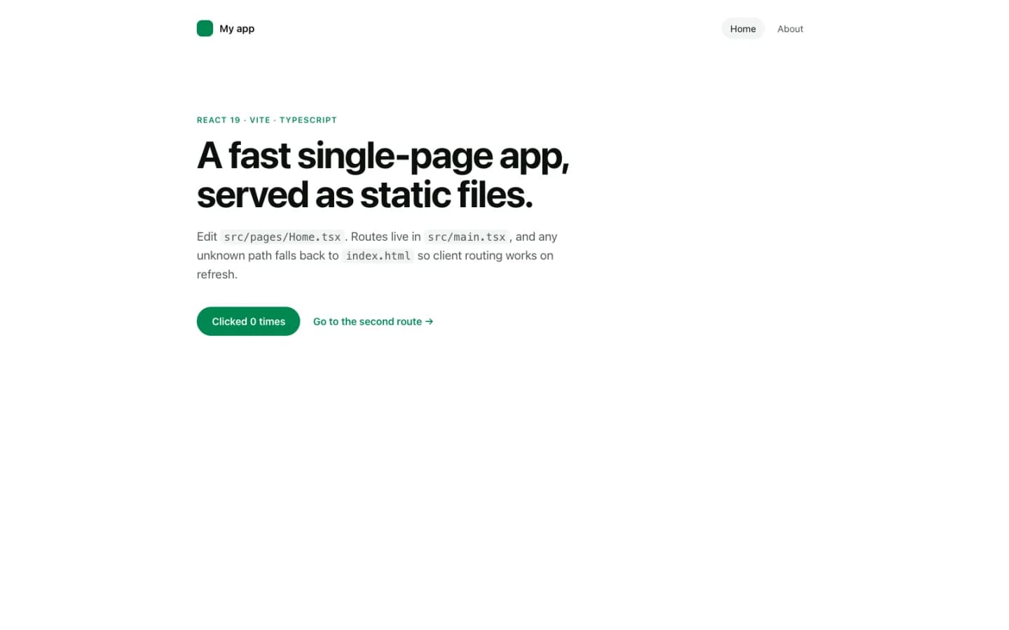 Vite + React app, running on Naijacloud